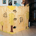Spielhaus Naturholz
