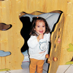 Kinderhaus leuchtende Kinderaugen